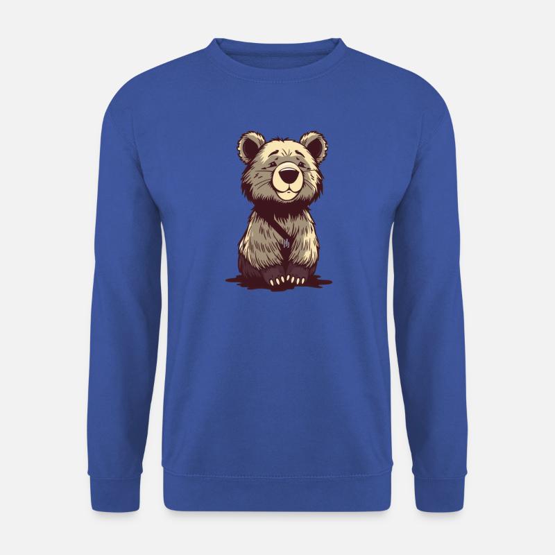 Bär Bärchen T-shirt Geschenk - Unisex Pullover - Royalblau