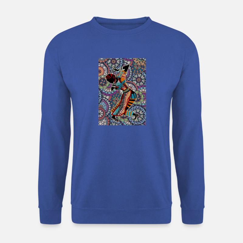Afrika, Ureinwohner - Unisex Pullover - Royalblau