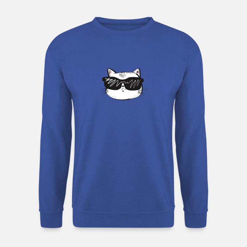 Coole Katze - Unisex Pullover - Royalblau