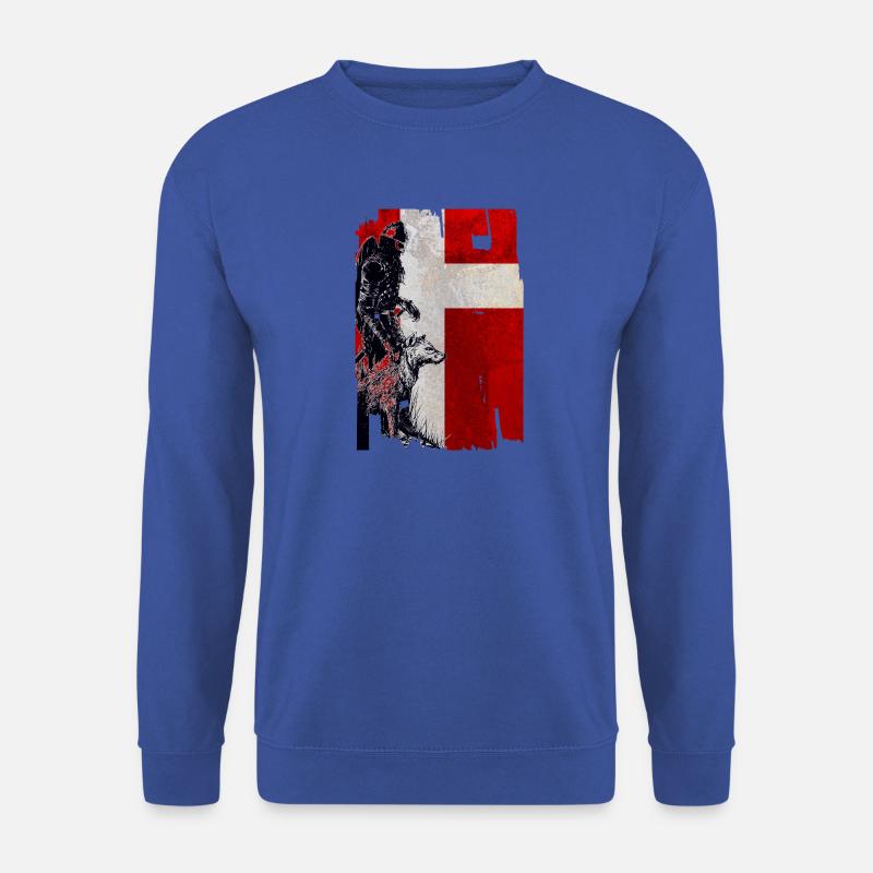 Wikinger Wolf Dänemark - Unisex Pullover - Royalblau