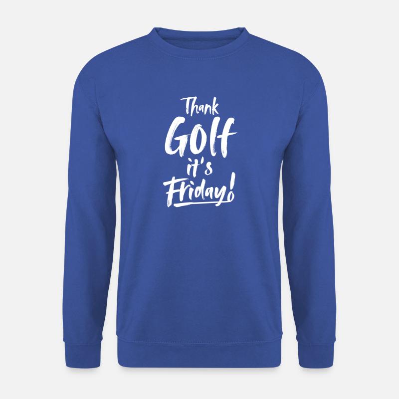 Thank Golf it's Friday! - Unisex Pullover - Royalblau