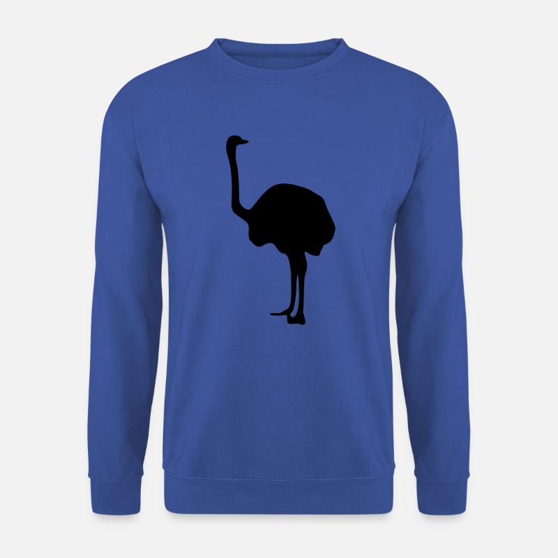 strauß tier - Unisex Pullover - Royalblau