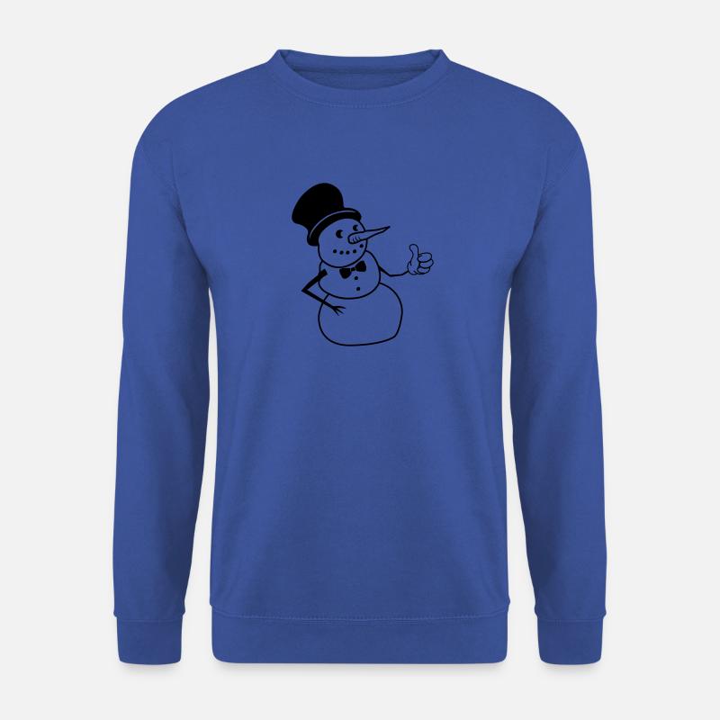 snowman like - Unisex Pullover - Royalblau