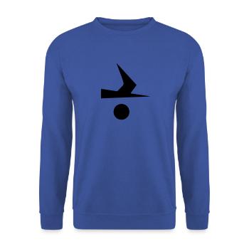 Oiseau de quille Signes de classe - Sweat-shirt Unisexe - bleu royal - Devant - Alina (178cm) & Michal (187cm)