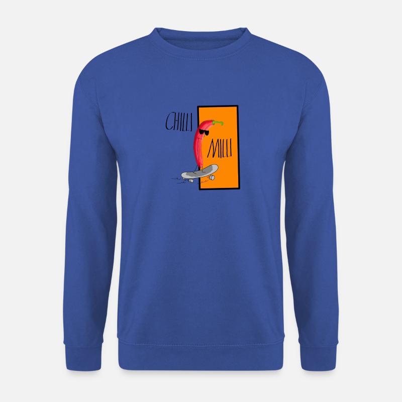 Chilli Milli 3D - Unisex Pullover - Royalblau