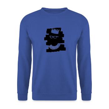 Ruth Bader Ginsburg / Notorious RBG (schwarz) - Unisex Pullover - Royalblau - Vorne - Alina (178cm) & Michal (187cm)