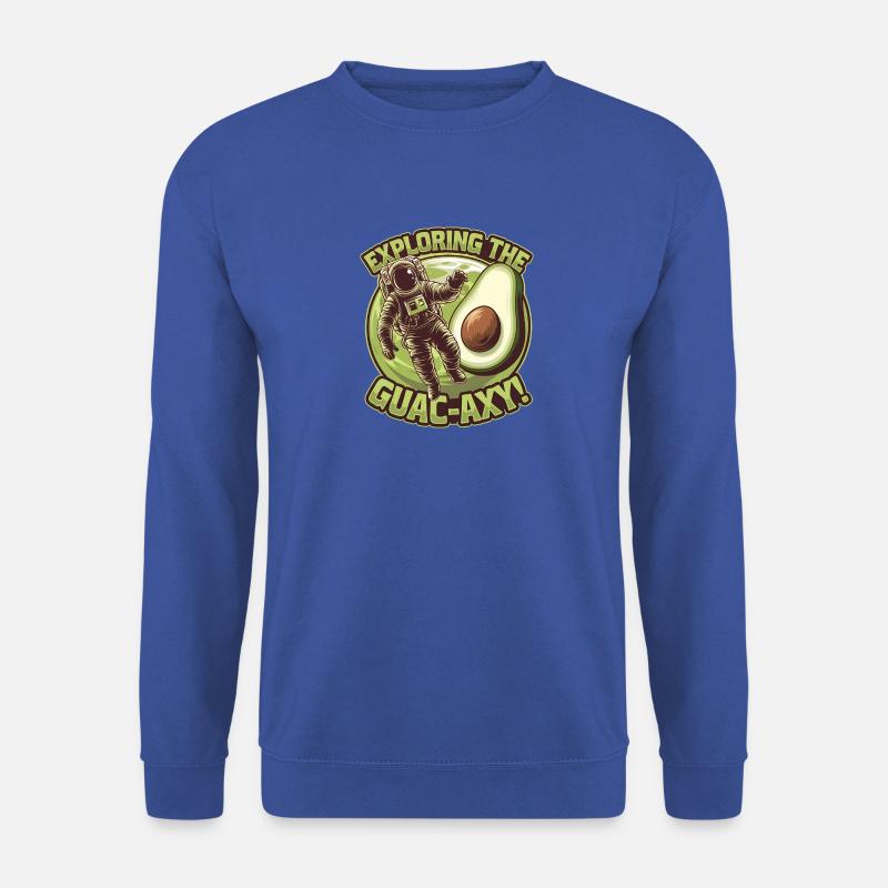 Avocado: Exploring The Guac-Axy - Unisex Sweatshirt - royal blue