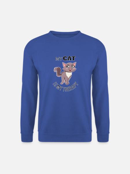 katze meerkatze großkatze streunerkatze raubkatze - Unisex Pullover - Royalblau