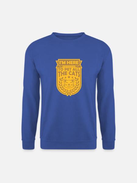 Pet All The Cats - Unisex Sweatshirt - royal blue