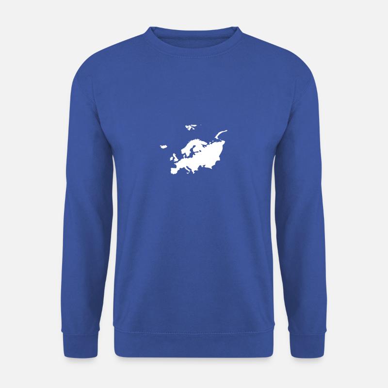 Europa Landkarte - Unisex Pullover - Royalblau