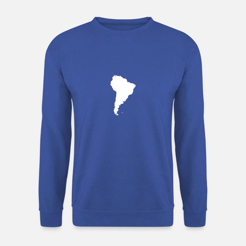 Südamerika Landkarte - Unisex Pullover - Royalblau