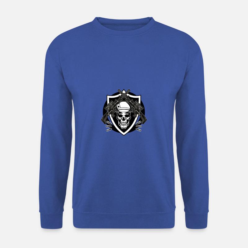 Army Skull - Unisex Pullover - Royalblau