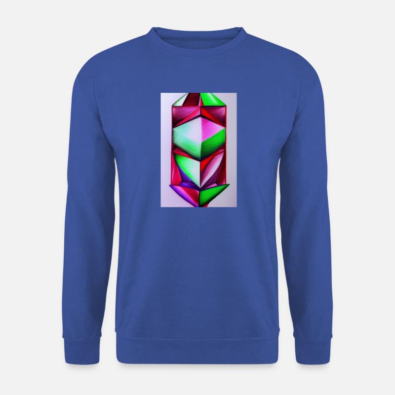Gemstone Pattern - Unisex Sweatshirt - royal blue