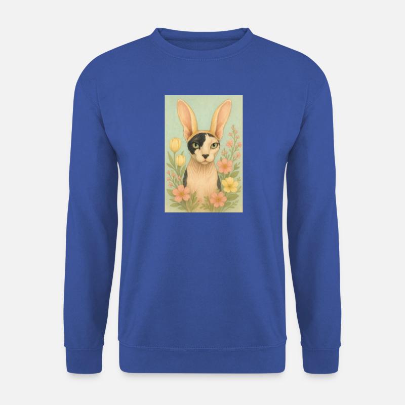 Ostersphynxkatze - Unisex Pullover - Royalblau
