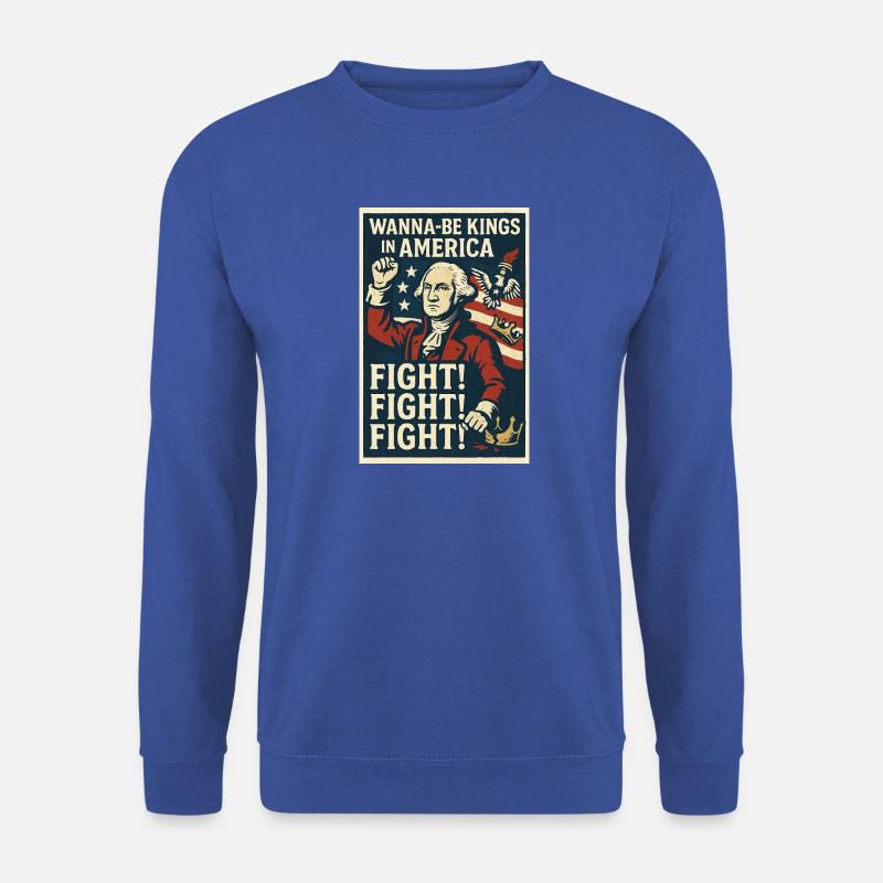 Wann-Werden-Königs-Kampfplakat - Unisex Pullover - Royalblau