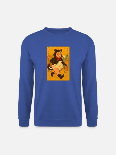 Festlicher Tanz mit kostümierten Figuren - Unisex Pullover - Royalblau