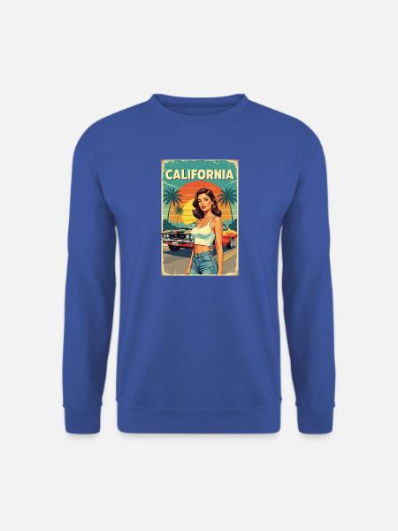 California Dream Cruise R06 - Unisex Pullover - Royalblau