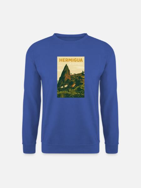 Hermigua - Unisex Pullover - Royalblau