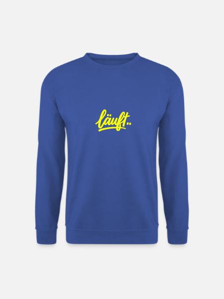 Läuft.. Neon - Unisex Pullover - Royalblau