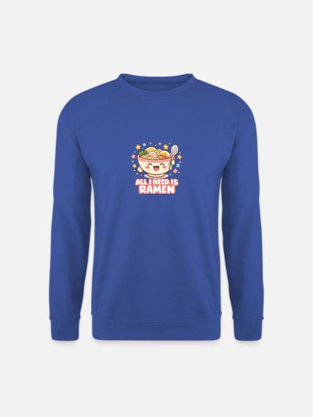 All I need is Ramen - Unisex Pullover - Royalblau