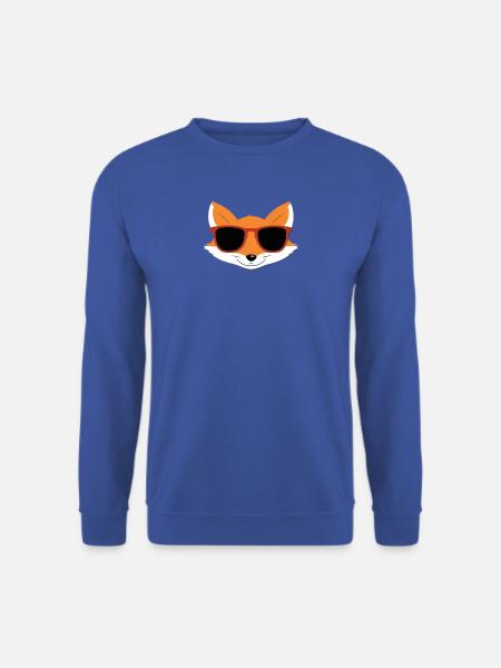 Fox Sonnenbrillen-Style - Unisex Pullover - Royalblau