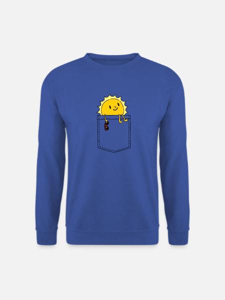 sun pocket - Unisex Pullover - Royalblau