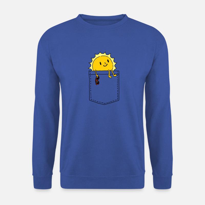 sun pocket - Unisex Pullover - Royalblau