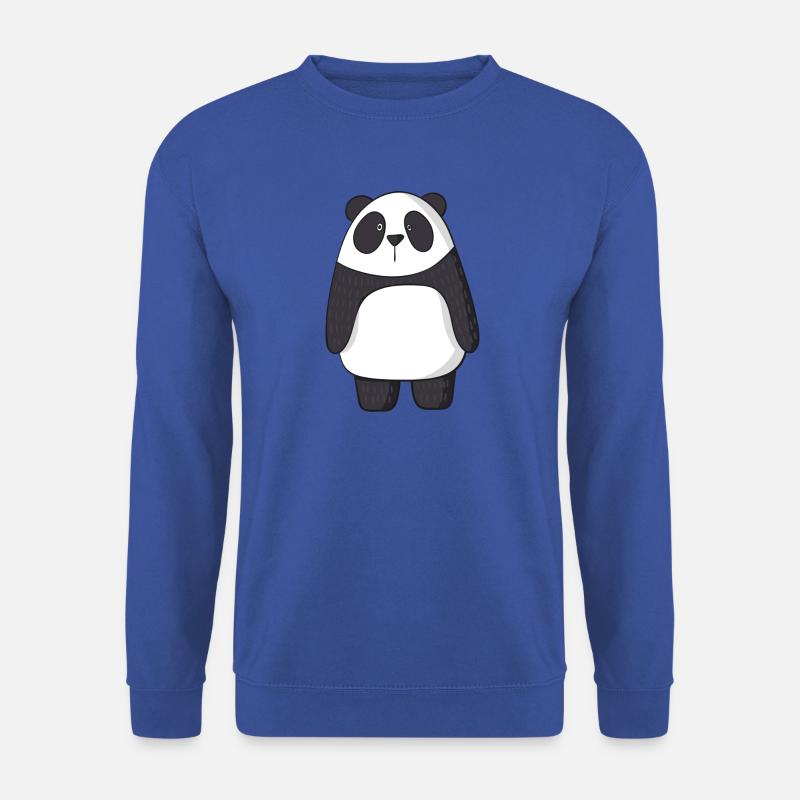 Panda - Unisex Pullover - Royalblau