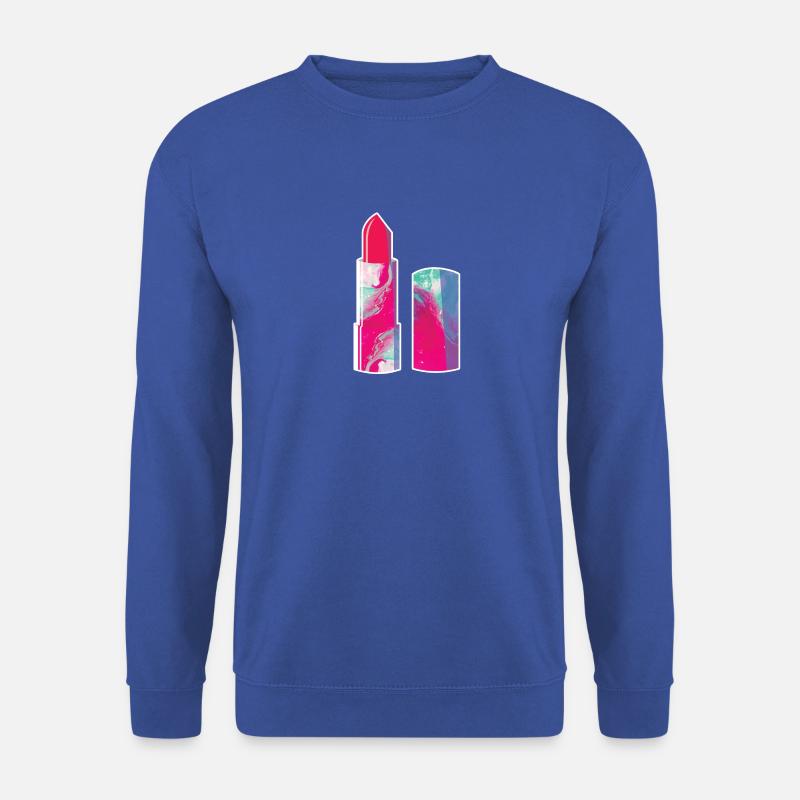 Lippenstift - Unisex Pullover - Royalblau