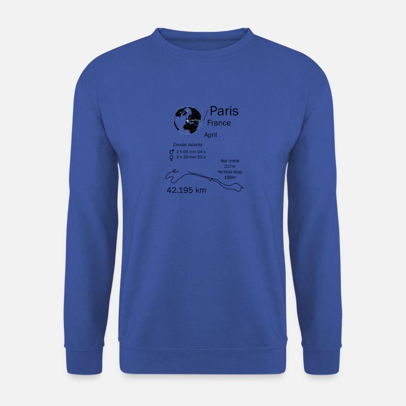 Paris Einzelheiten - Unisex Pullover - Royalblau