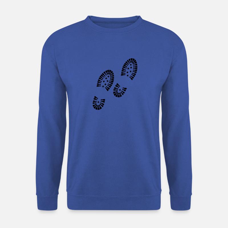 Hike Hiking Boots - Wanderschuhe Schuhabruck - Unisex Pullover - Royalblau