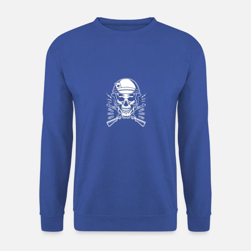 Army Skull - Unisex Pullover - Royalblau