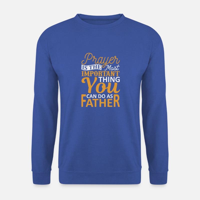 Christliche Sprüche - Unisex Pullover - Royalblau