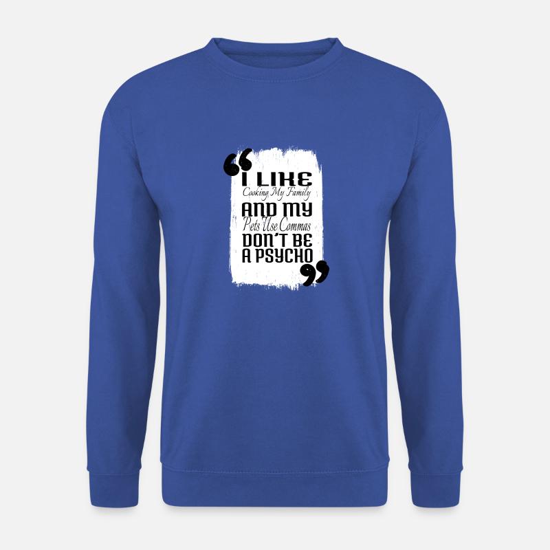 costume creativewriting editor book lover writing - Unisex Pullover - Royalblau