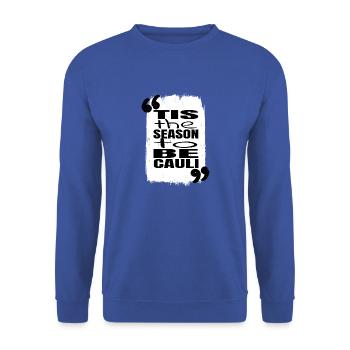 present idea health informatics specialist - Unisex Pullover - Royalblau - Vorne - Alina (178cm) & Michal (187cm)