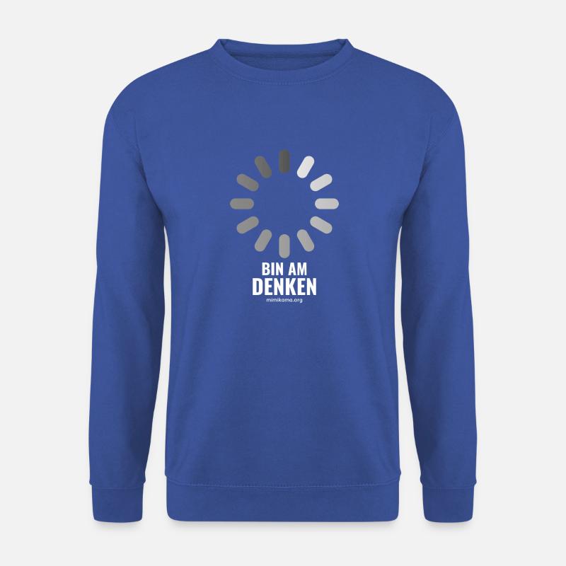 Mimikama bin am denken - Unisex Pullover - Royalblau