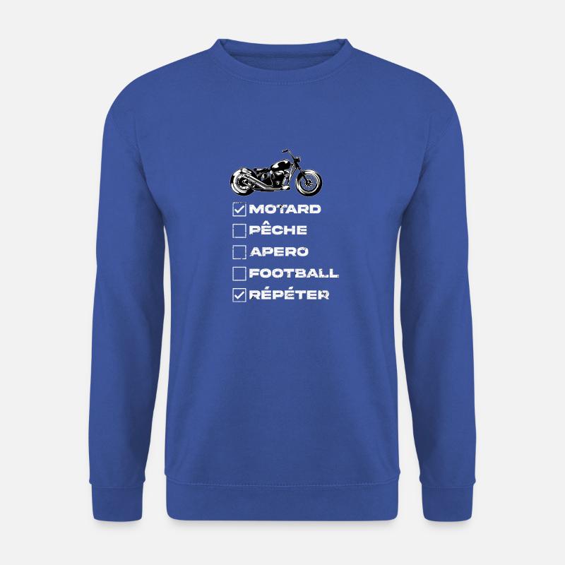 Biker design - Unisex Sweatshirt - royal blue