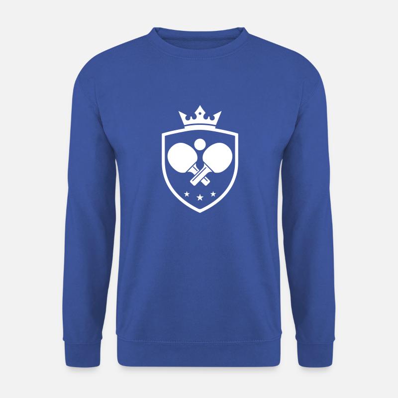 Tischtennis Wappen - Unisex Pullover - Royalblau