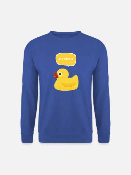 Just Wingin' It Duck - Unisex Pullover - Royalblau