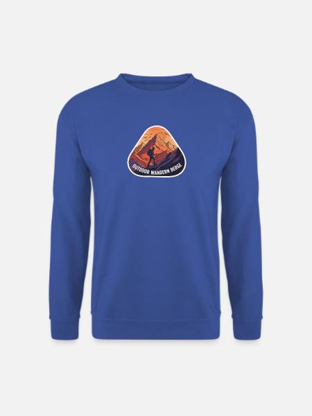 Bergwandern - Unisex Pullover - Royalblau