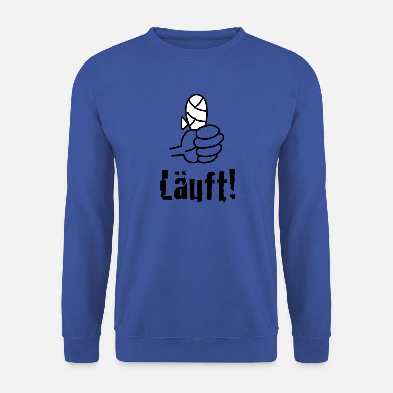 laeuft - Unisex Pullover - Royalblau