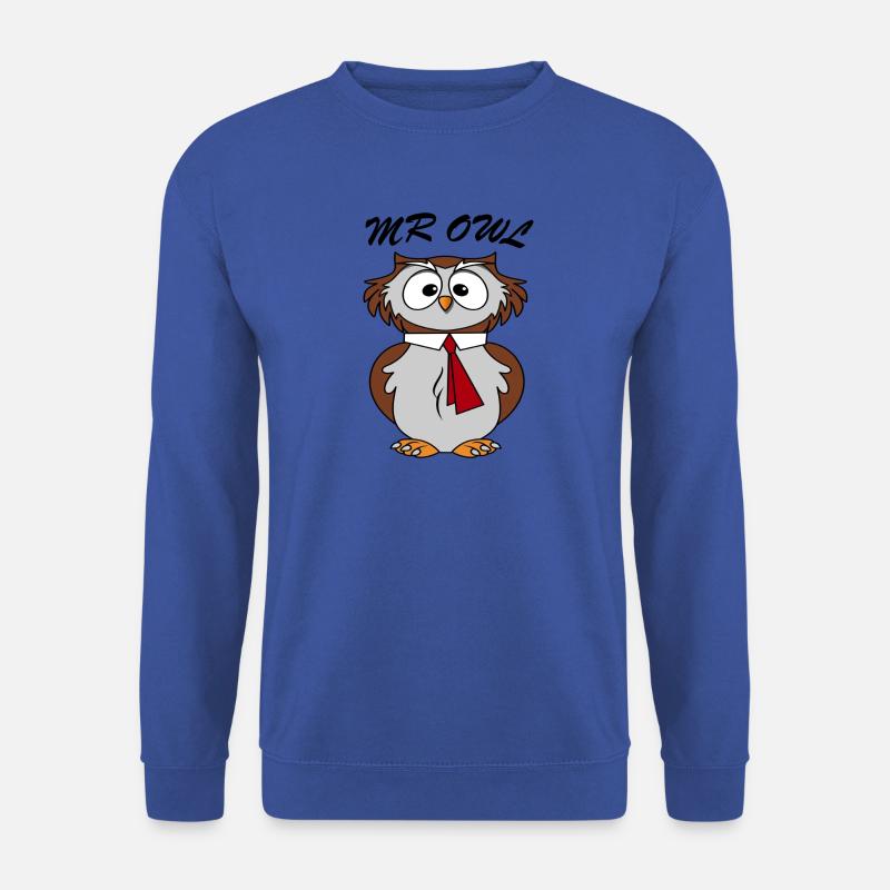MR OWL - Unisex Pullover - Royalblau