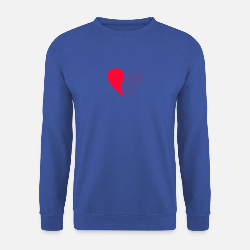 Gebärdensprache Gebärde Herz - Unisex Pullover - Royalblau