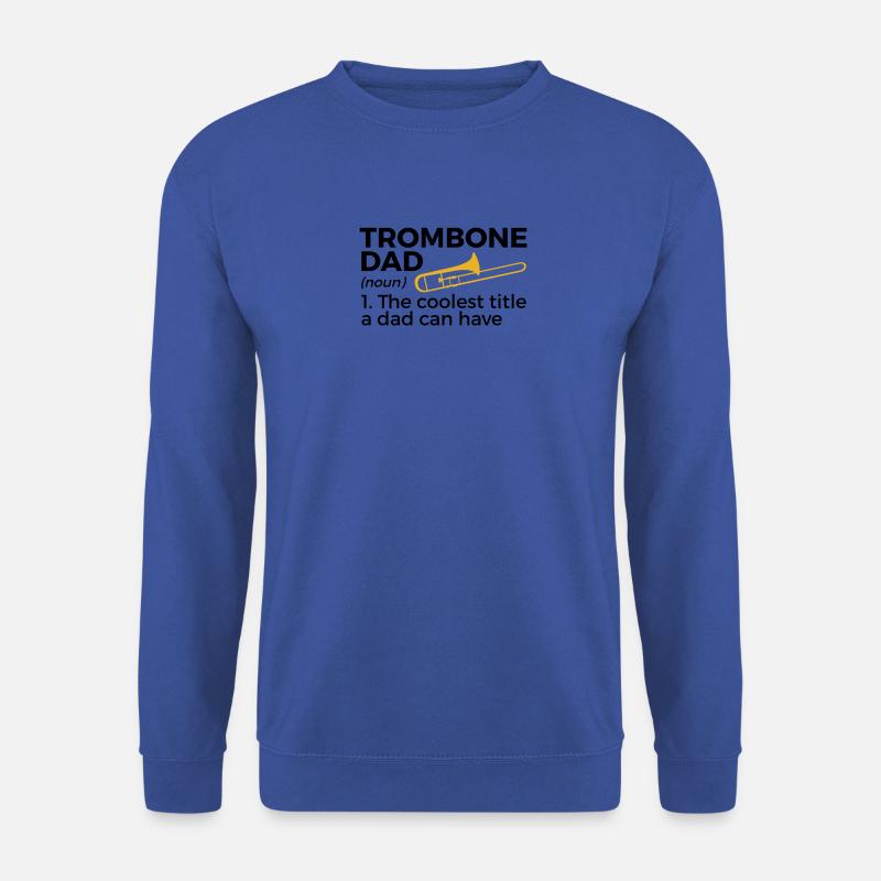 Posaune Musiker Blasmusik - Unisex Pullover - Royalblau