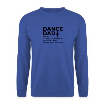 Tanzen Für Tänzer - Unisex Pullover - Royalblau - Vorne - Alina (178cm) & Michal (187cm)
