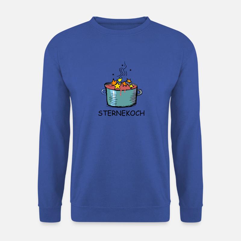 Sternekoch Kochtopf mit Sternen - Unisex Pullover - Royalblau