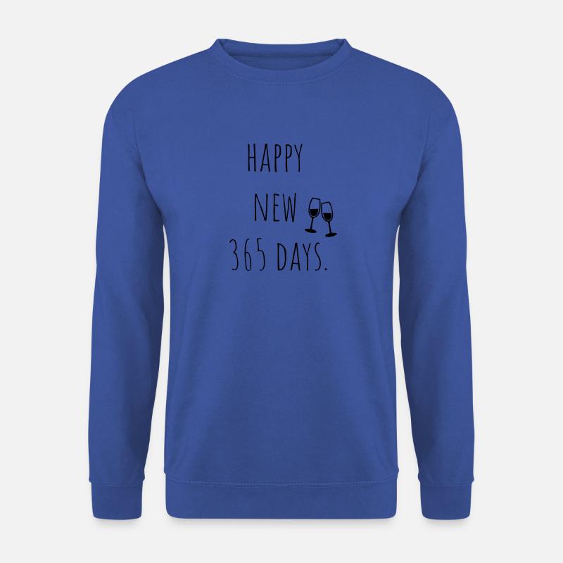 happy new year - Unisex Pullover - Royalblau