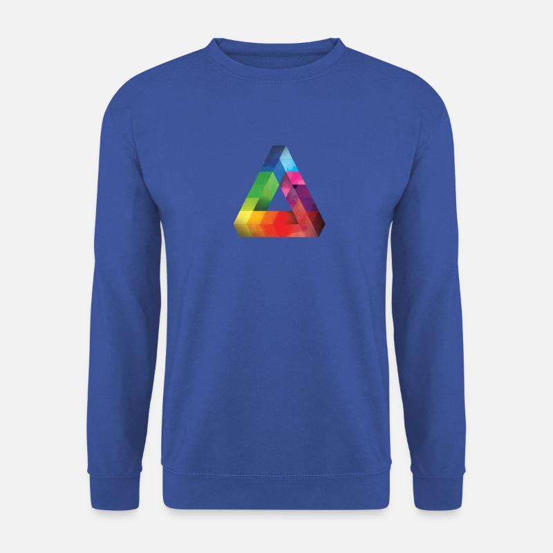 triangle - Sweat-shirt Unisexe - bleu royal