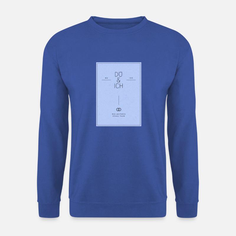 Du & Ich Mode für Jedermann. - Unisex Pullover - Royalblau