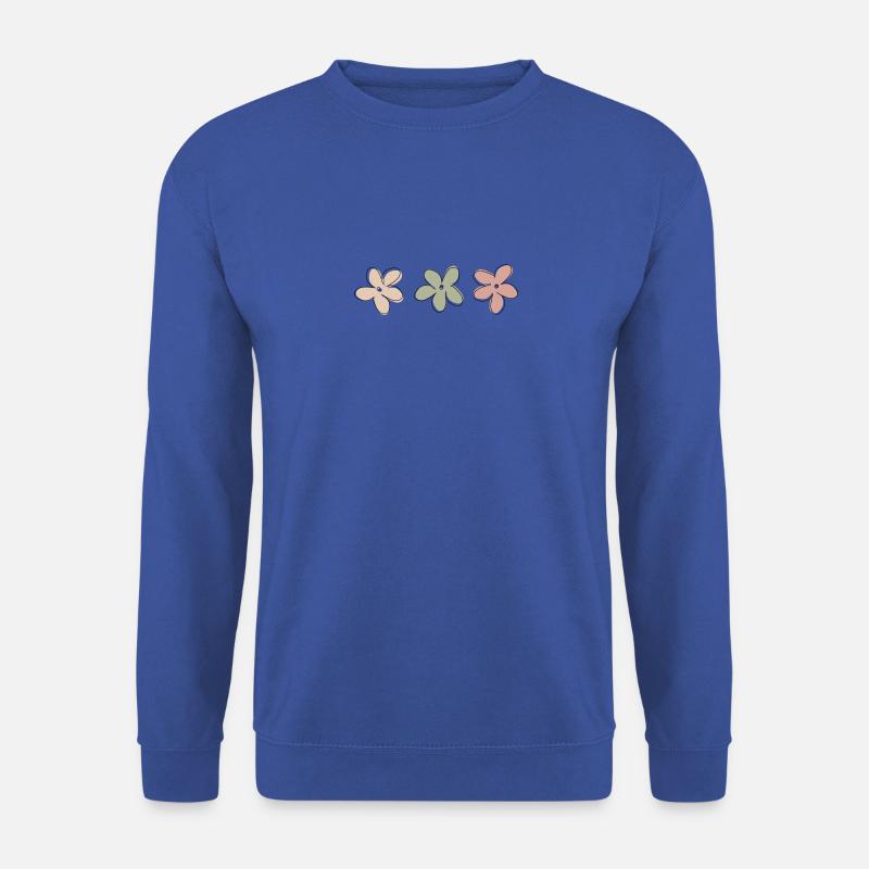 Blumen. - Unisex Pullover - Royalblau